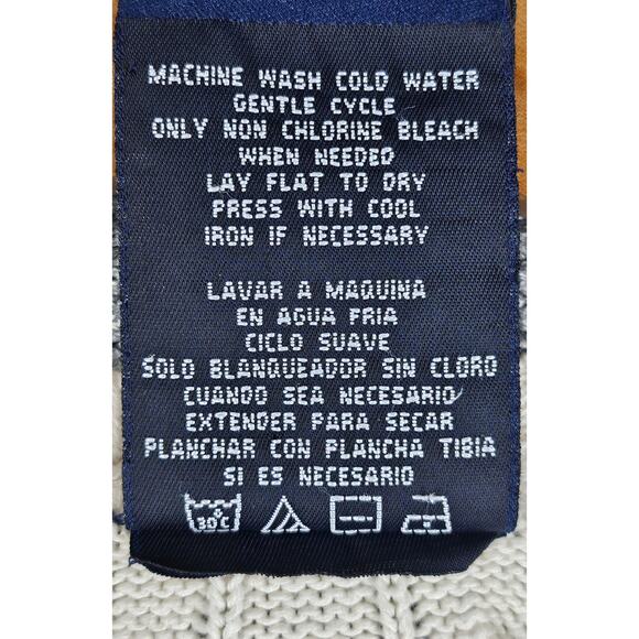 POLO JEANS CO. RALPH LAUREN WOMEN'S CABLE KNIT SWEATER RN41381 SIZE S - Picture 6 of 9